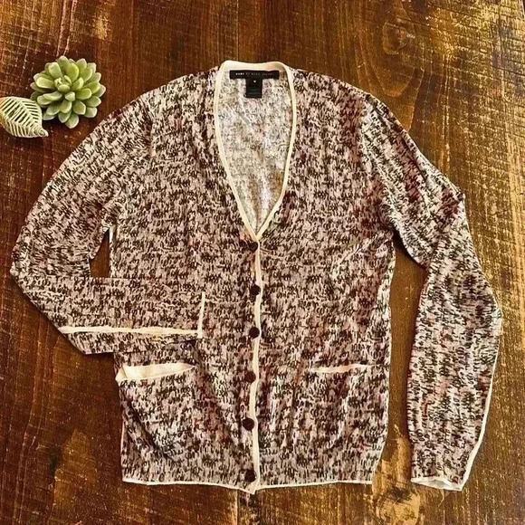 Marc by Marc Jacobs | Lightweight Cotton Sweater Cardigan - Picture 1 of 4